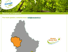 Tablet Screenshot of energieinfo.lu