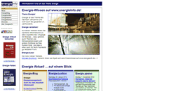 Desktop Screenshot of energieinfo.de