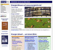 Tablet Screenshot of energieinfo.de